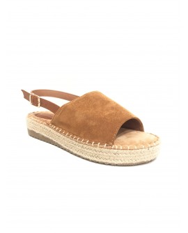 sandalias mujer marrones antelina