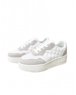 Sneakers plataforma dona blanques